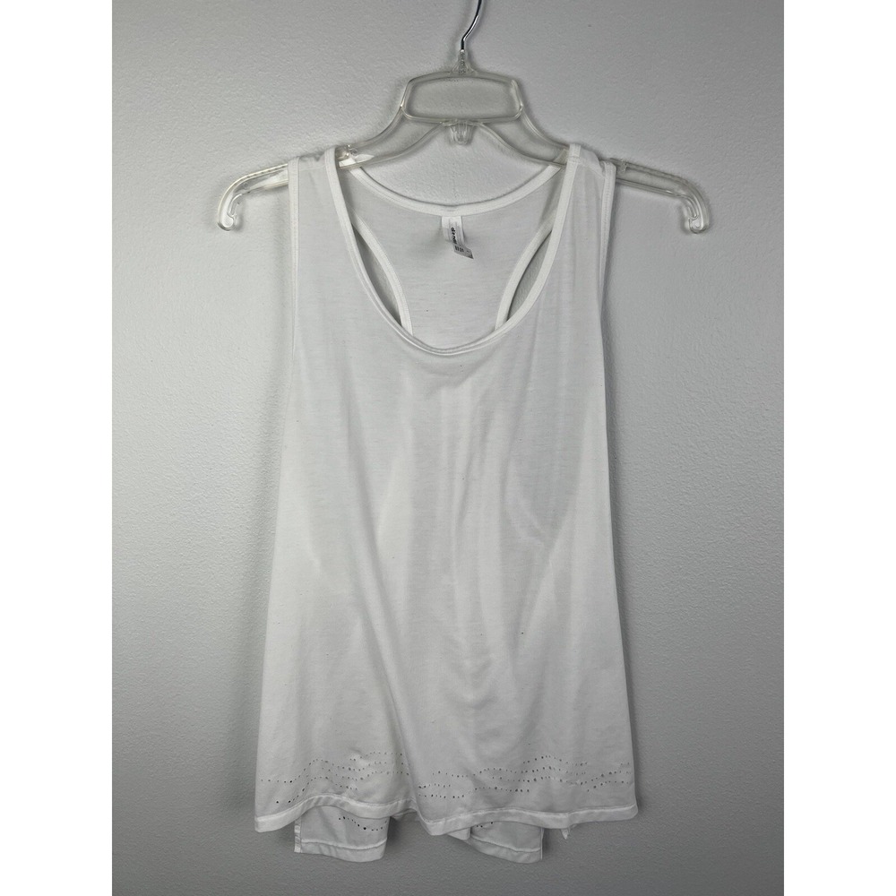 All In Motion Tank‎ Top Size Large White Sleeveless Relaxed